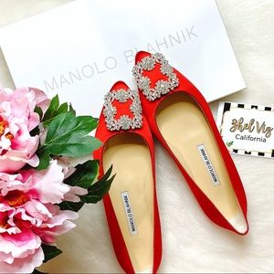 BNIB Manolo Blahnik Bellerina Flat 38.5